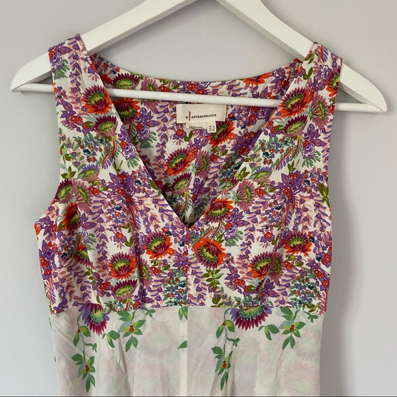 Anthropologie Analise Floral Midi Dress - Picture 4 of 9